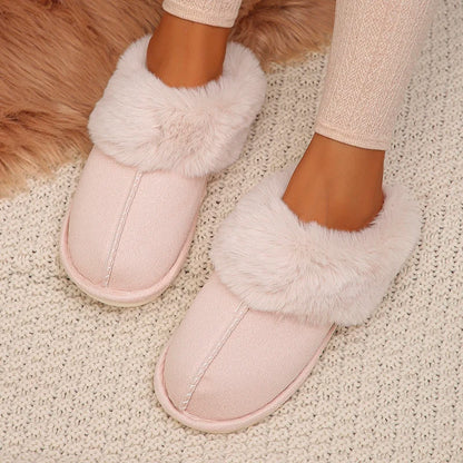 Closed Toe Warm Cotton Slippers