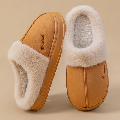 New Winter Cozy Warm Fluffy Slippers