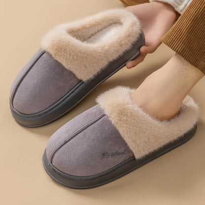 New Winter Cozy Warm Fluffy Slippers