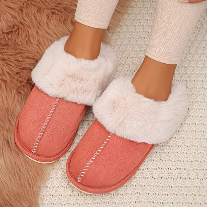 Closed Toe Warm Cotton Slippers