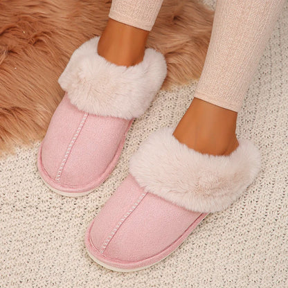 Closed Toe Warm Cotton Slippers