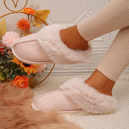 Closed Toe Warm Cotton Slippers