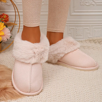 Closed Toe Warm Cotton Slippers