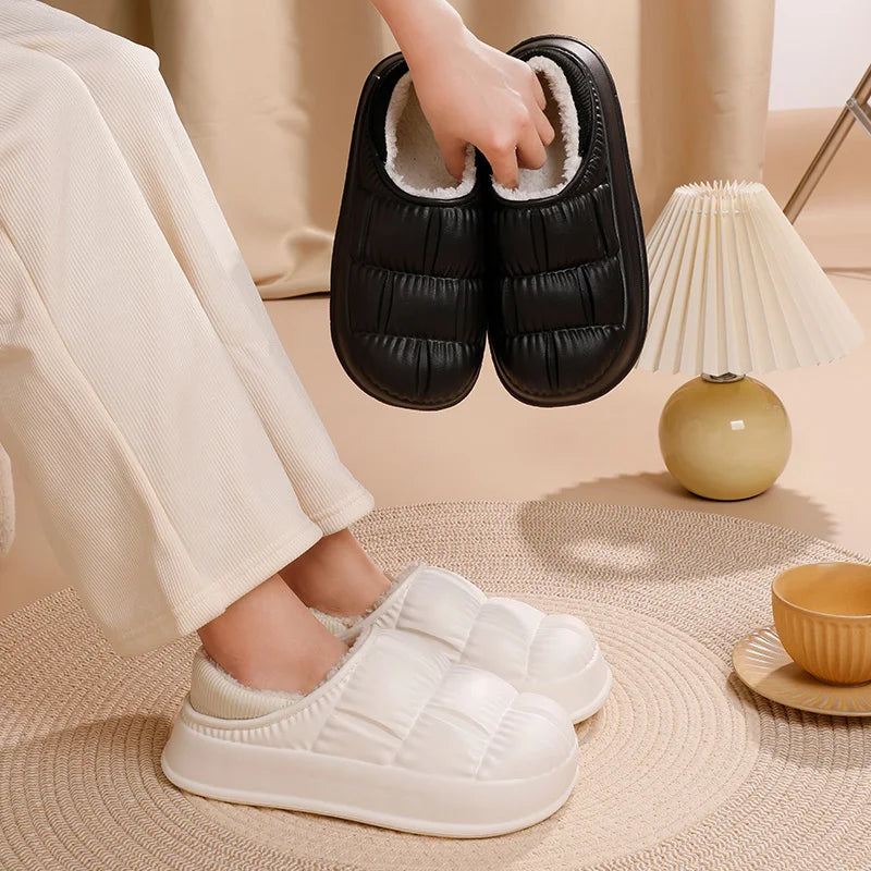 Waterproof Non-Slip Winter Slippers