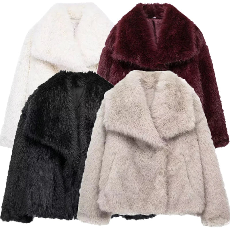 Winter Faux Fur Coat