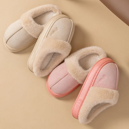 New Winter Cozy Warm Fluffy Slippers