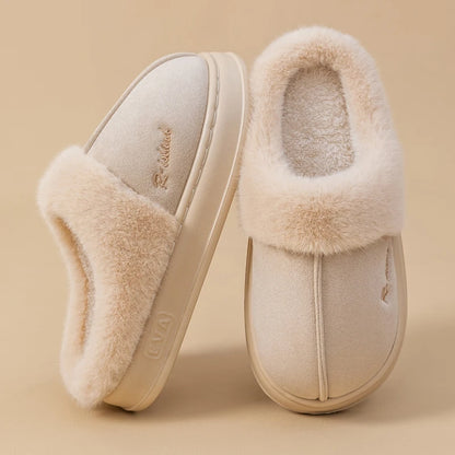 New Winter Cozy Warm Fluffy Slippers