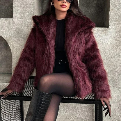 Winter Faux Fur Coat