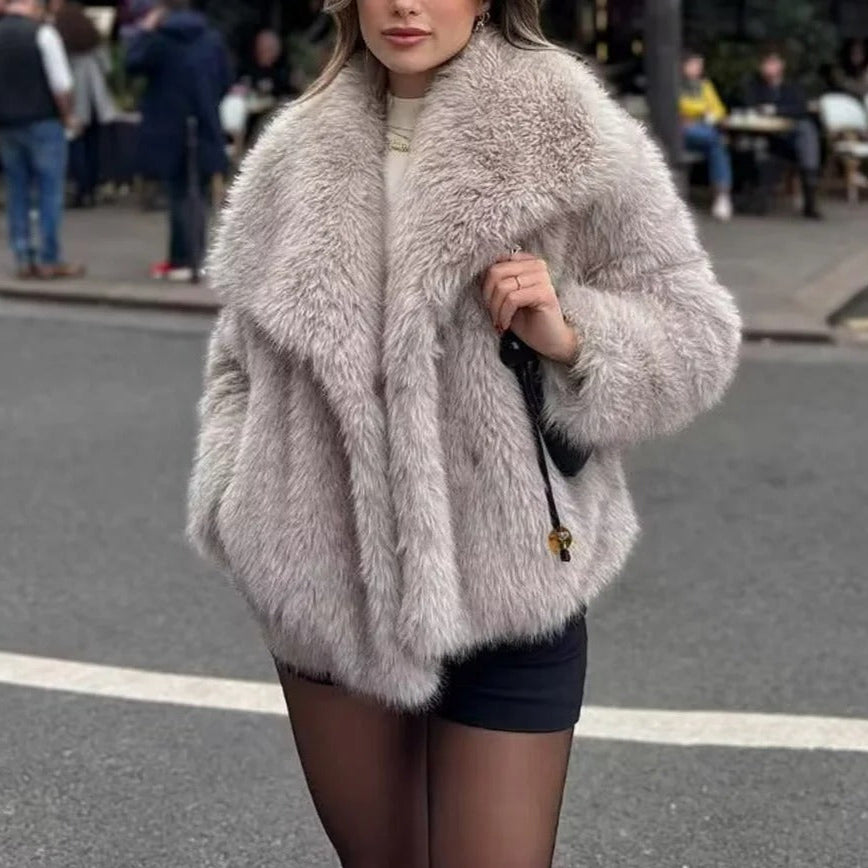 Winter Faux Fur Coat